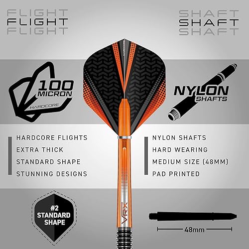 Miniatura 3 de RED DRAGON Amberjack 18 Softip Professional - Juego de dardos de 063oz con vuelos y ejes