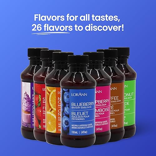 Vista 231 de LorAnn. Emulsión de plátano para panadería, botella de 4 onzas.