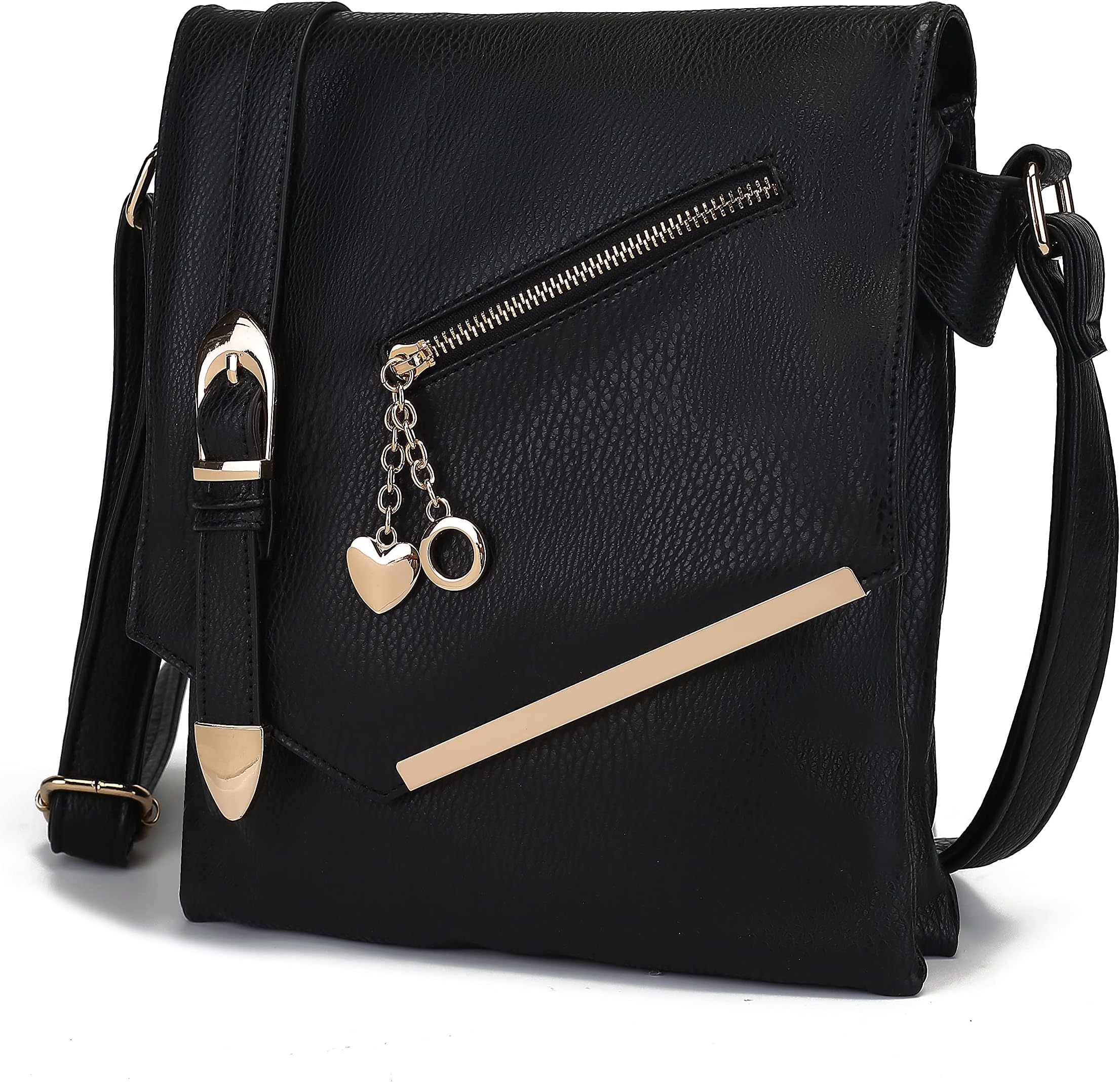 Crossbody Bags for Women, Sling bag Vegan Leather Shoulder bag Ladies Small Purse Handbag by Mia K