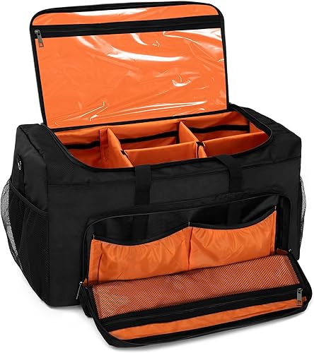 TORIBIO Bolsa de lona deportiva Bolsa de gimnasio Bolsa de viaje deportiva, Negro -, Viajes