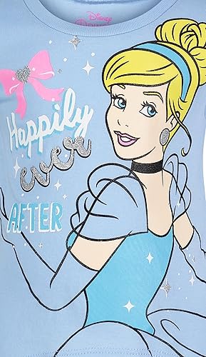 Miniatura 4 de Disney Camisetas Gráficas Mickey Mouse Minnie Mouse para Niñas (4 unidades) de Bebé a Niño Grande