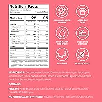Vista 2 de Cure Hydration - Mezcla de bebida de electrolitos para niños Fórmula de rehidratación pediátrica a base de plantas Sin azúcar añadida, FSA-HSA