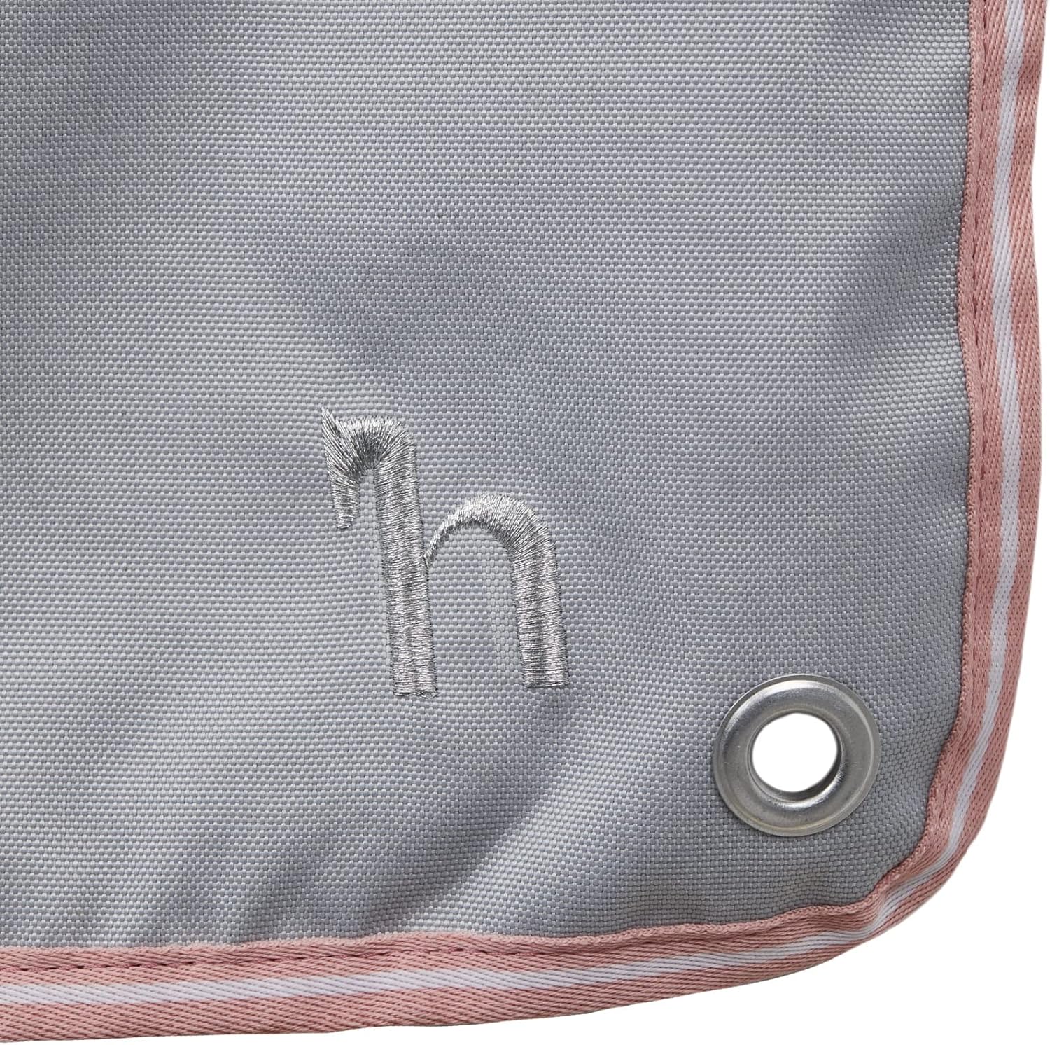 HORZE Neat and Tidy Equestrian Horse Show Stall Guard with 3 Pockets | 73" x 54" - Pebble Grey - One Size