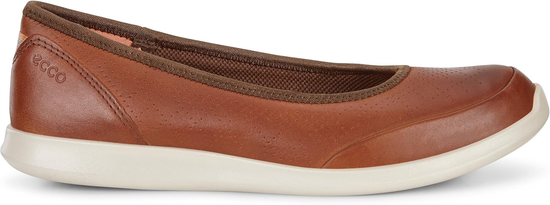 Amazon | ECCO Womens sense Closed Toe Slide Flats, Brown, Size