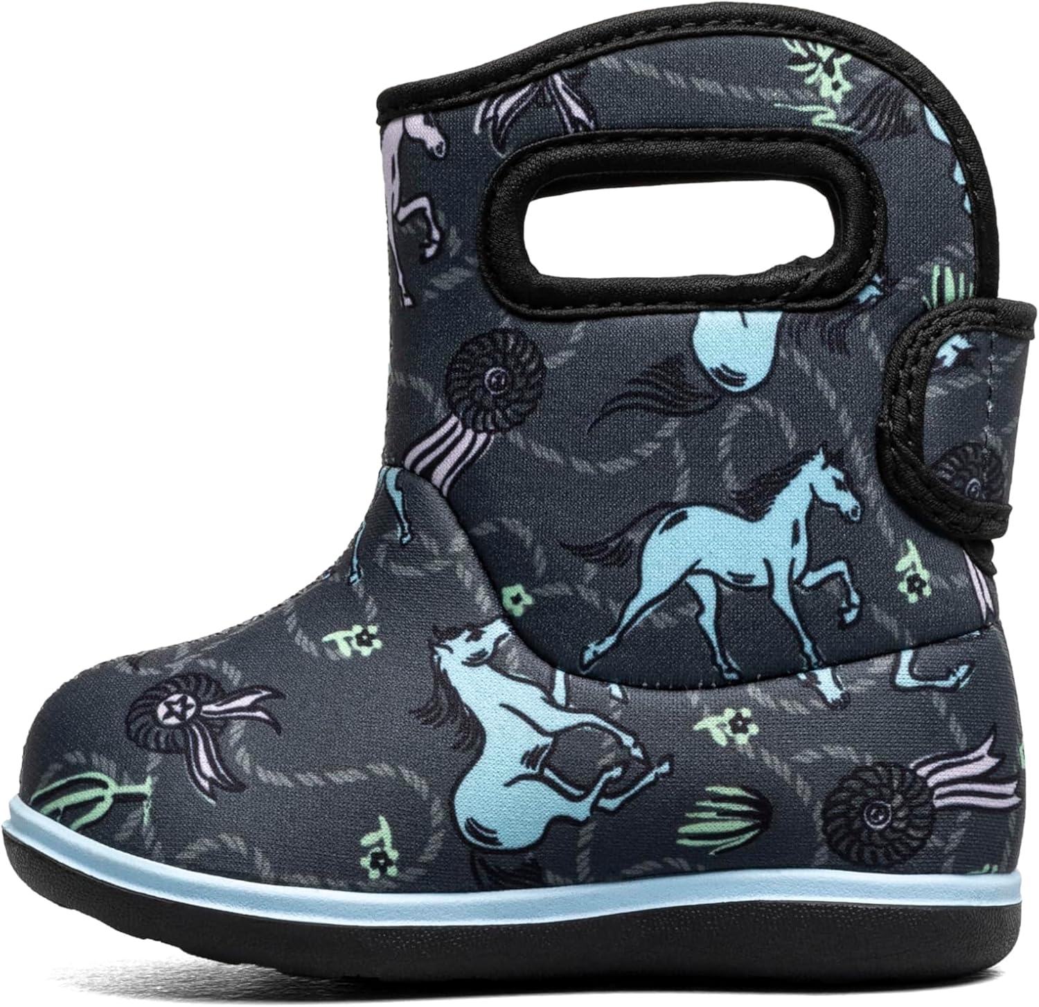 BOGS Unisex-Child Ii-Horses (Toddler) Rain Boot