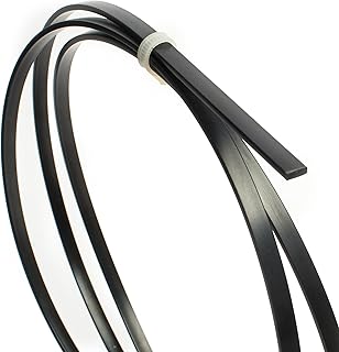 StewMac Black Plastic Binding, .090" x .250" (2.29mm x 6.35mm)