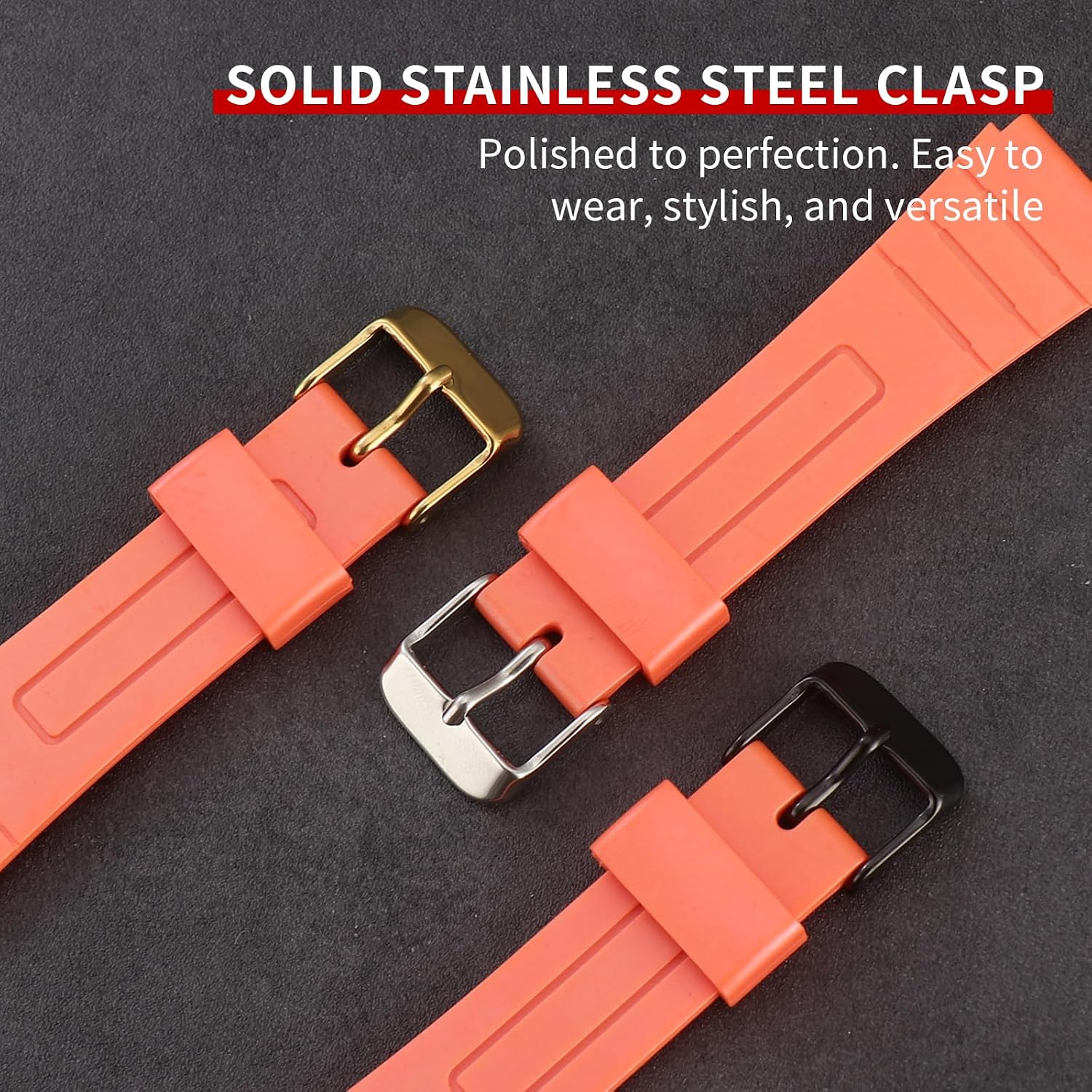TPU Watch Strap Replacement for Casio F-91W/F-84/F-94/F-105/F-108/A-158watch bands for men and Women image 3