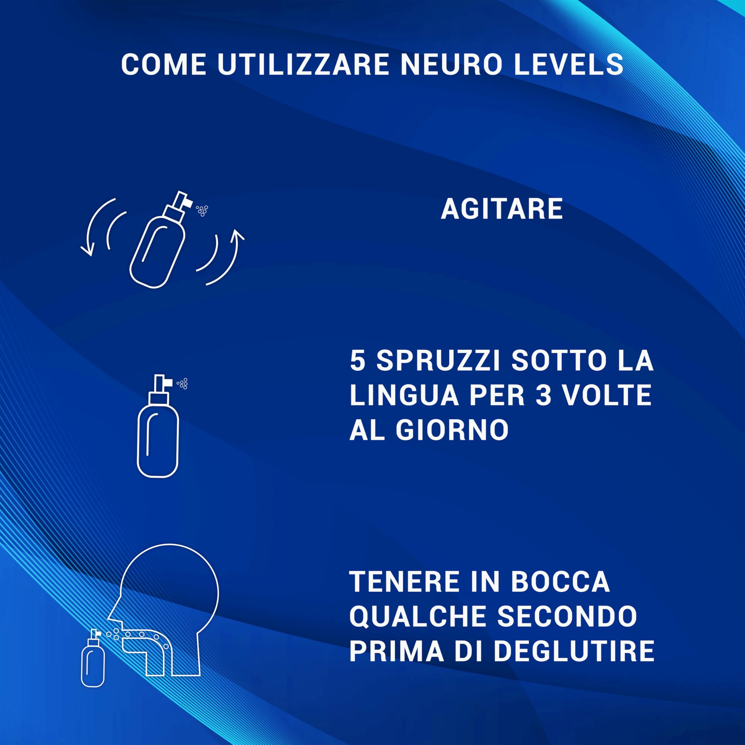 Integratore Completo per Memoria, Attenzione, Burnout, Stress Stop, 50 ml Spray orale con Stamisoma (Confezione da 1)