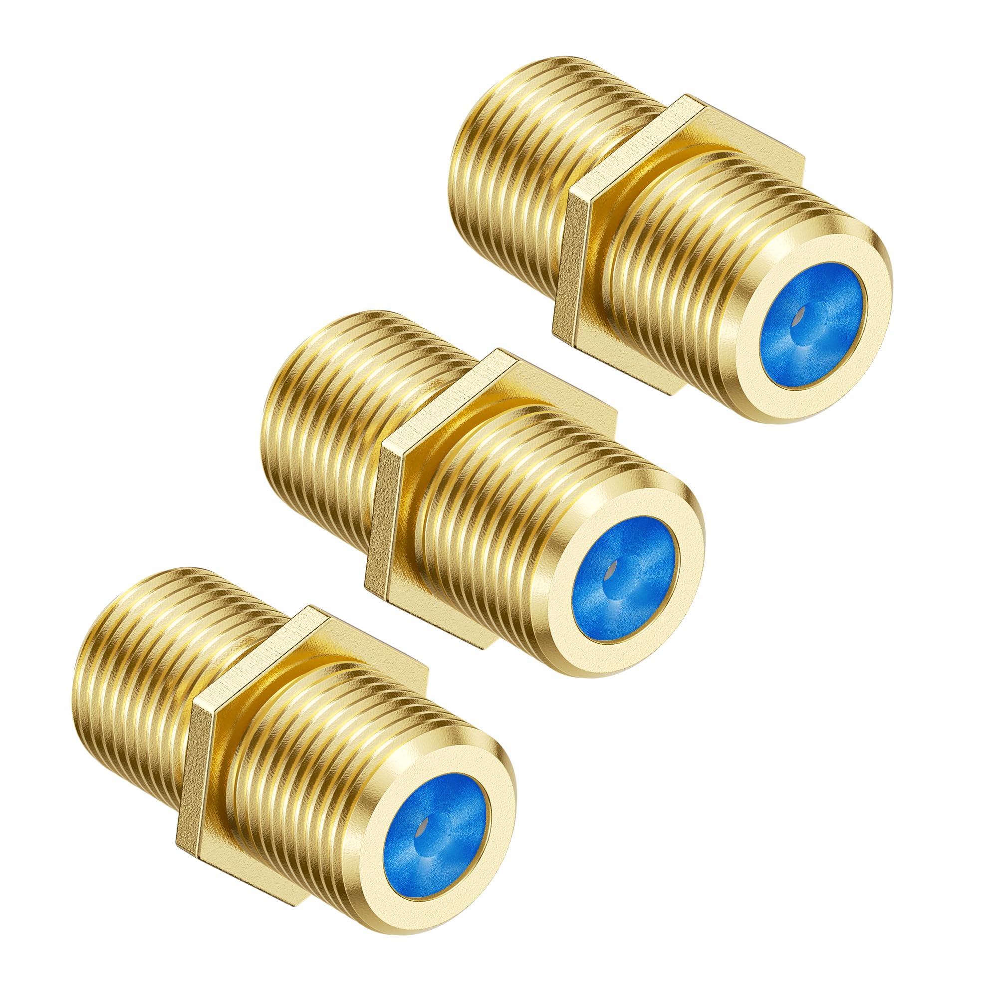 Amazon.com: Cable Matters 3-Pack Gold Plated F-Type Coaxial