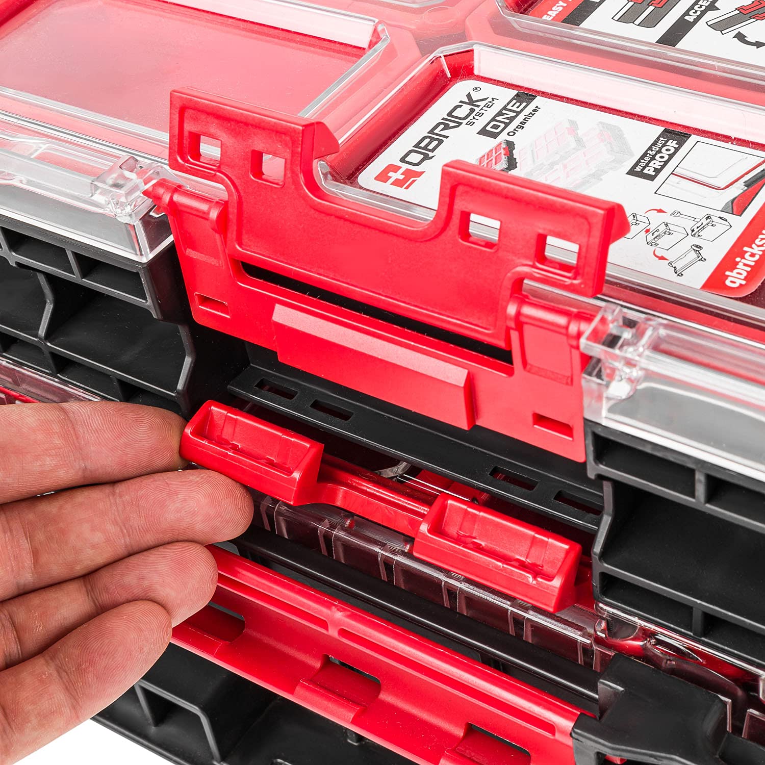 3 tlg SET Sortimentskasten mit herausnehmbaren Fächern – 24 Stück Ausziehbare Cubs - Kleinteilemagazin Sortierbox mit Deckel Sortierkasten Sortierkoffer Werkzeugbox