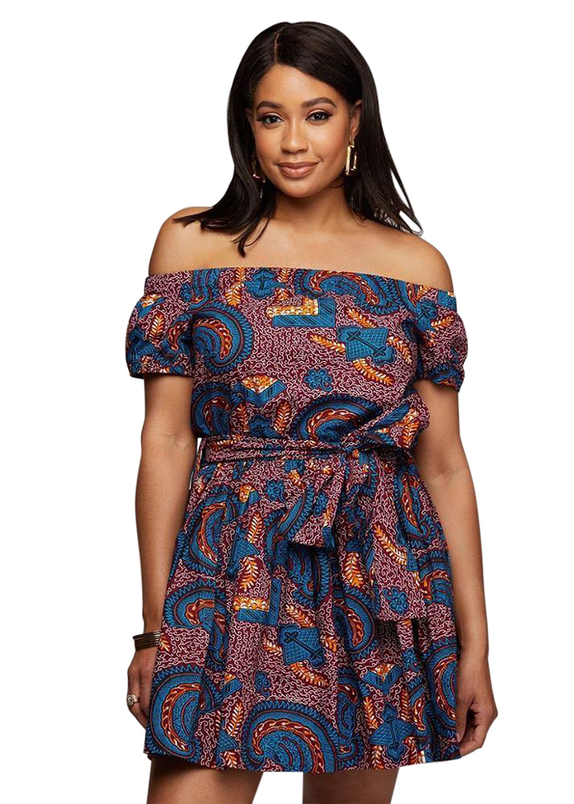 African Print Kitenge Short Dress Designs Pictures African Lb Small |  Desertcart Dominica