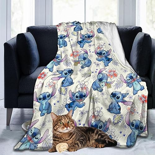 NAVIKIDS Manta de mercancía de anime, mantas y mantas de anime, decoraciones de cumpleaños, regalos para niños, niñas, niños, mujeres y adultos, 60