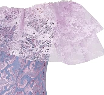 Chloefairy Sexy Women's Floral Lace Corset Off Shoulder Bustier Fishbone Overbust Corset Bodyshaper Lingerie Top