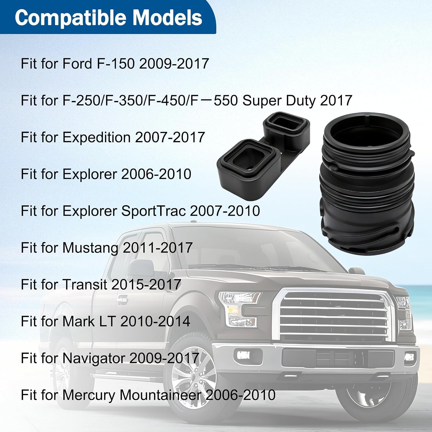 Transmission Valve Body Connector Sealing Sleeve Compatible with F150 2009-2017,for F250 F350 F450 F550 Super Duty 2017,Replace 6L2Z-7G276-AA AL3Z-7F401-A