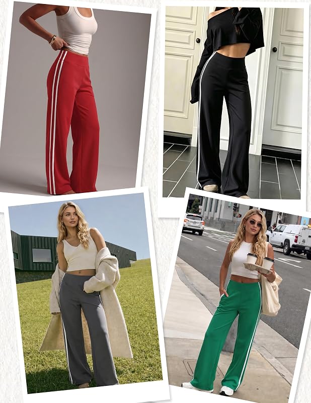 Alaroo Sweatpants Women Wide Leg Pants – Inseam about 28.94 inches