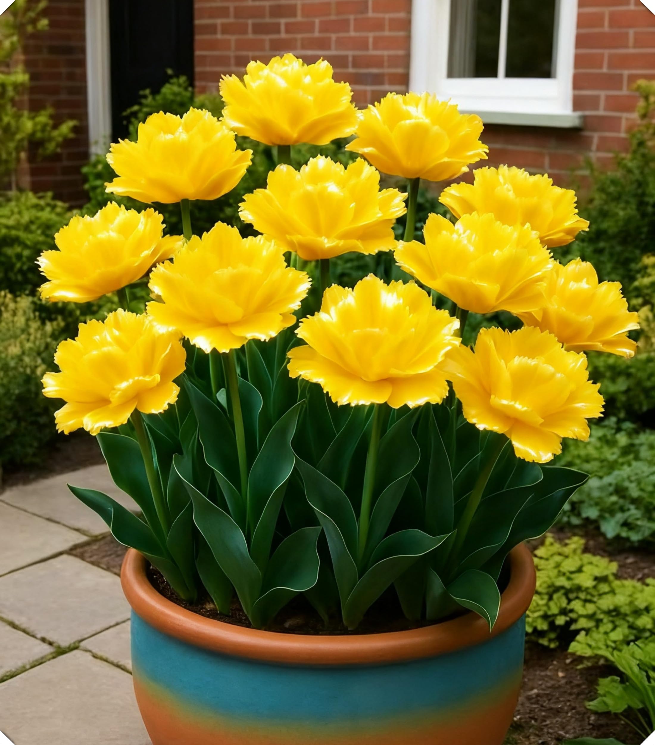 Tulipano decorativo e raffinato – Bellezza classica per giardini e spazi moderni-15bulbi-C