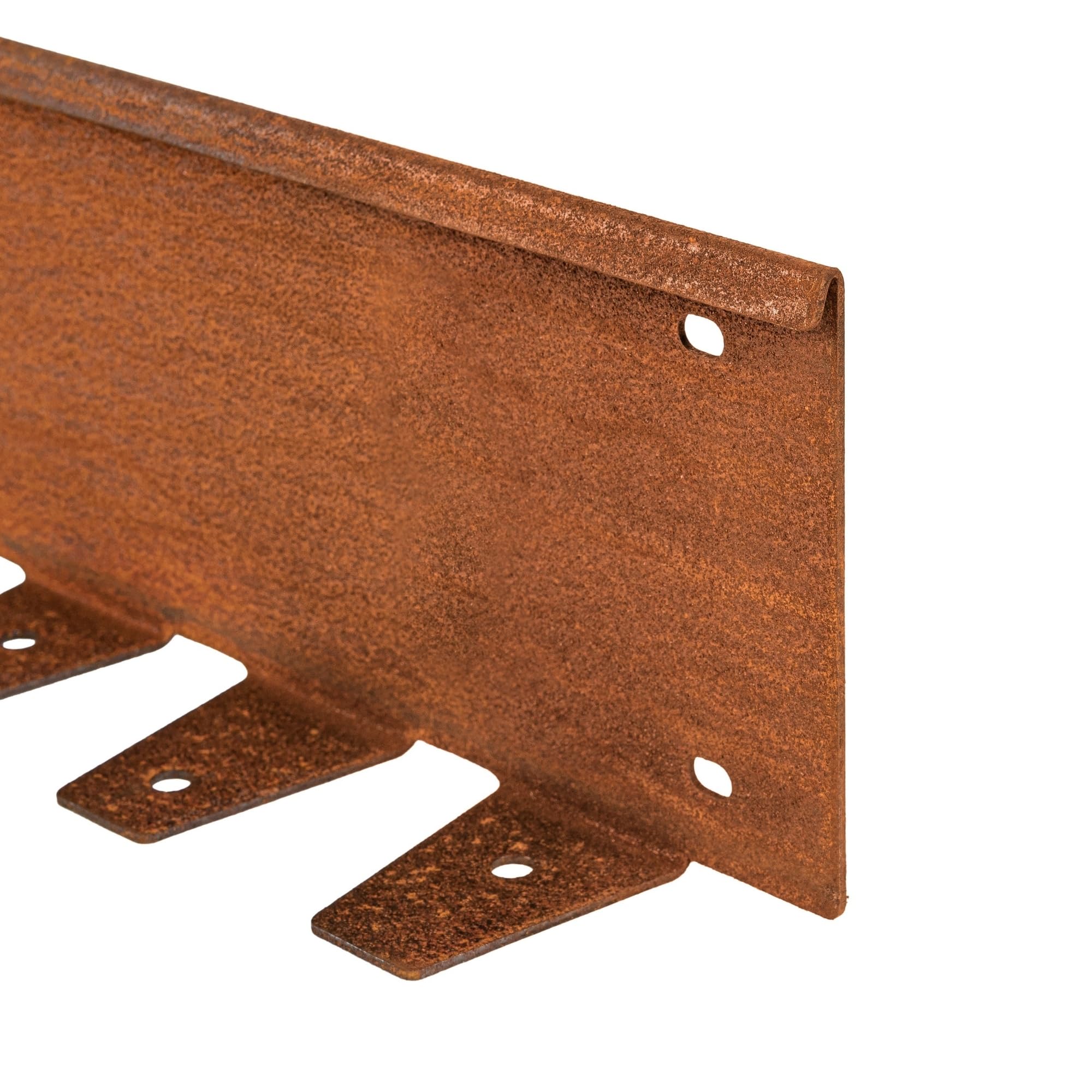 UNIGARDIA Bordura per Aiuola in Acciaio Corten 5 m, Altezza 10 cm