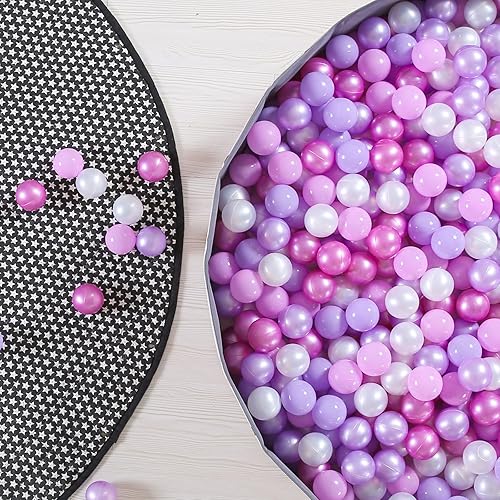 Miniatura 43 de GOGOSO Pelotas para niños pequeños, paquete de 50, 100, 200 bolas de plástico, sin ftalatos, sin BPA, no tóxicas, de 2.2 pulgadas, a prueba