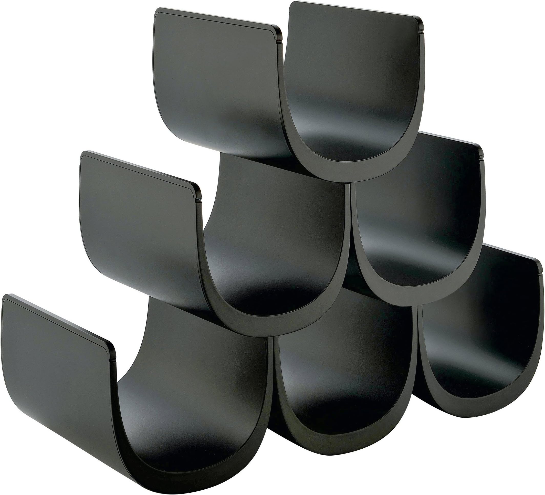 Portabottiglie Di Design Alessi Noè GIA13 B - In Resina Termoplastica, Nero, Modulare Per Fino A 6 Bottiglie - Foto 4