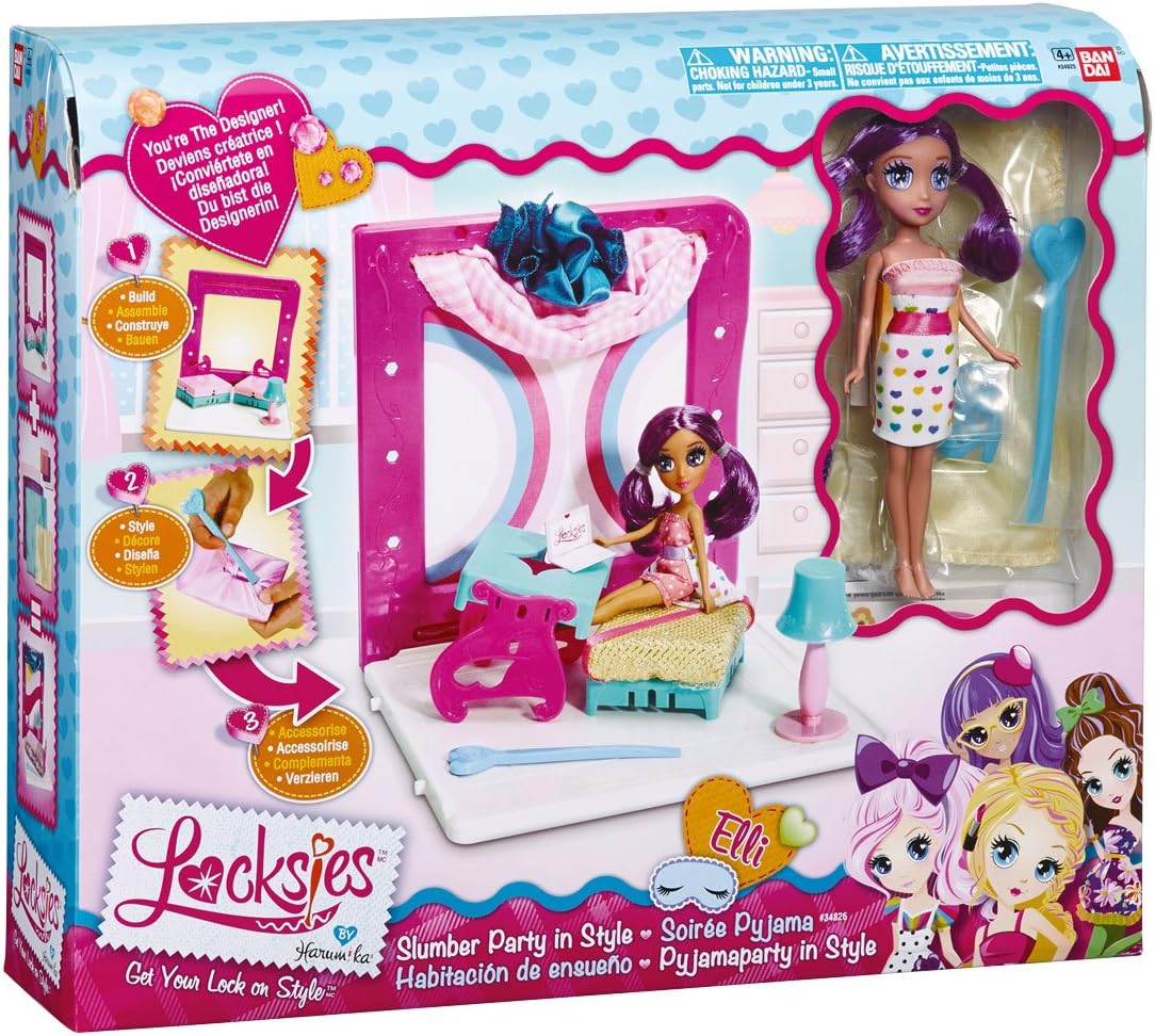 Bandai Locksies Designer Room Playsets Styles Will Vary