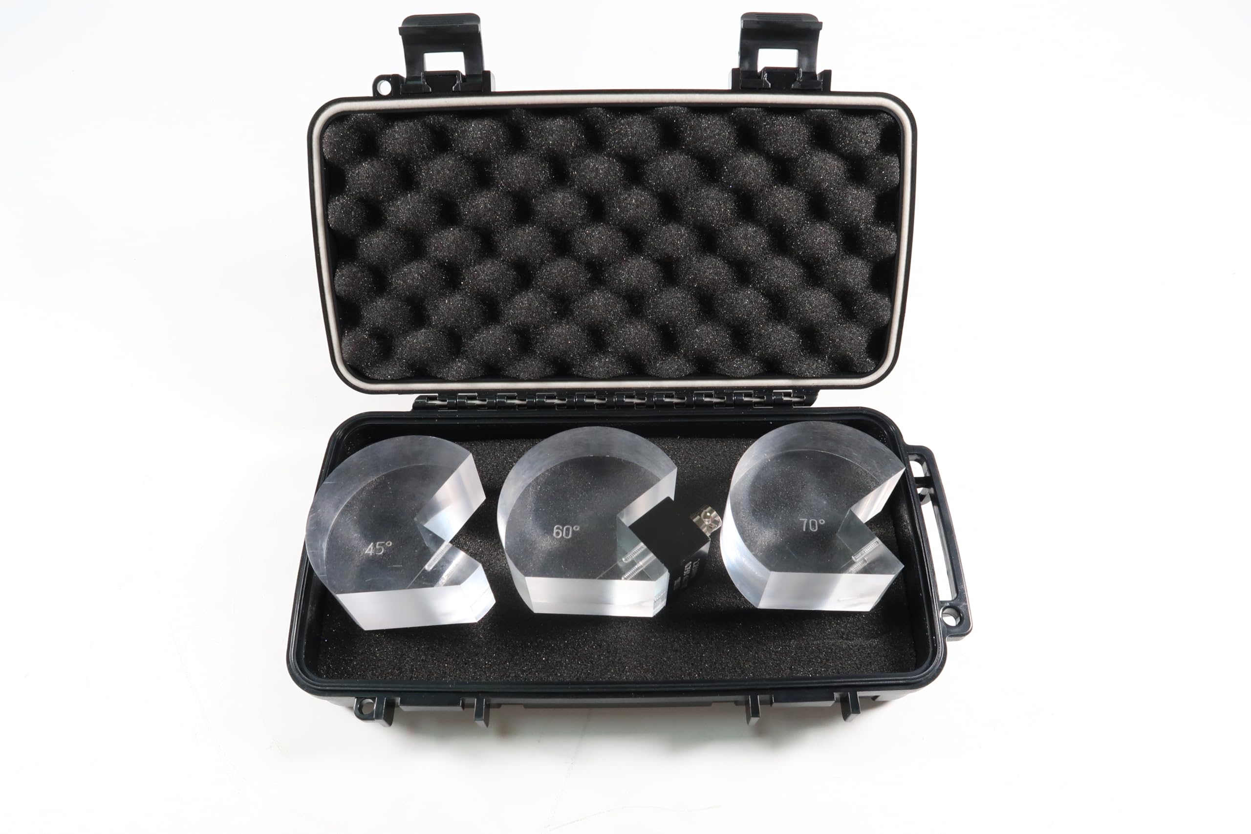 AWS Probe one Piece(Standard Crystal and piezo) + Wedge 70 60 45 for Ultrasonic Flaw detecor/AWS Angle Beam Probe (0.625x0.625inch)