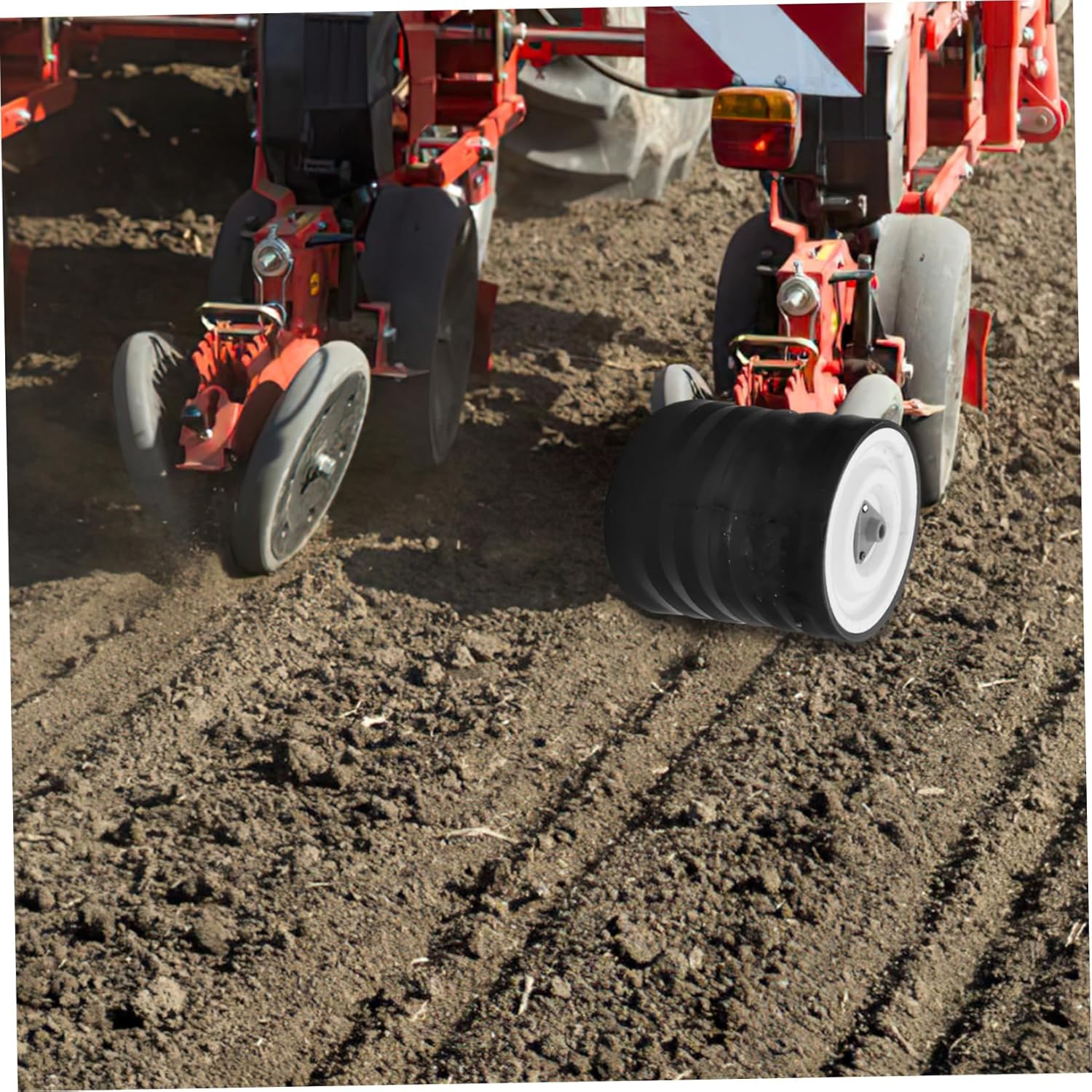 POPETPOP Planting Machine Part Roller Wheel Soil Pressing Wheel for Accurate Planting and Enhanced Stability Field Preparation and Lawn Spreading