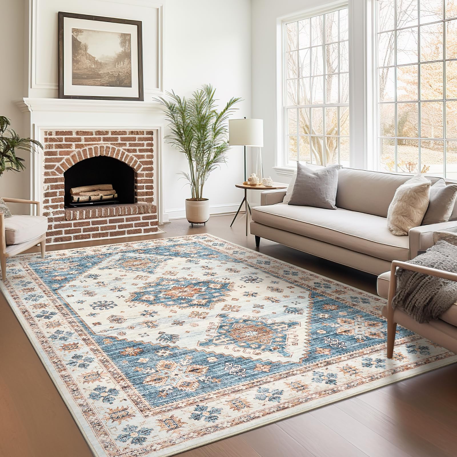 Roxstand 6x9 Washable Area Rug