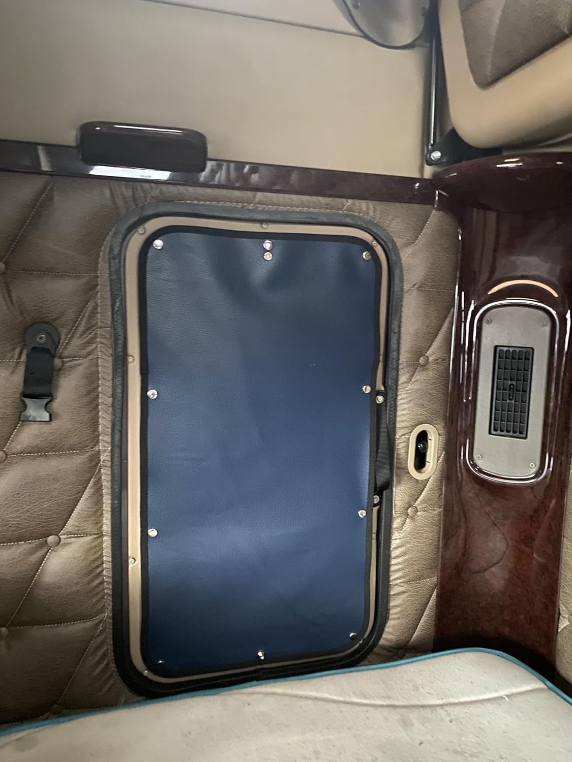 Semi-Truck Curtains Fits for Freightliner Coronado Freightliner Columbia Freightliner Century Sleeper Door Curtain. (Brown)