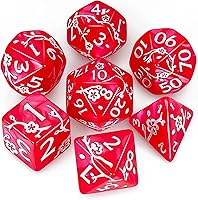 Vista 9 de CiaraQ DND - Juego de dados poliédricos con bolsa de dados para juegos de rol de Calabozos y Dragones, RPG MTG, juegos de mesa