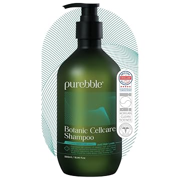 مكافحة تساقط الشعر ، شامبو نمو الشعر Botanic Cellcare 500ml ، 16.90 fl oz | خالي من الكبريتات ، خالي من البارابين وآمن اللون | pH Balancing | Scalp Friendly