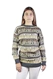 RAYMIS Alpaca Wool Sweater Women | Alpaca Wool Cardigan Women | Warm & Soft Alpaca Sweaters Women | Alpaka Fair Isle Sweater