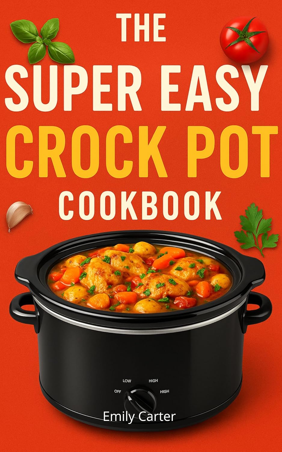 The Super Easy Crock Pot & Slow Cooker Cookbook: Quick, Healthy & Affordable Recipes for Beginners, Families & Meal Prep