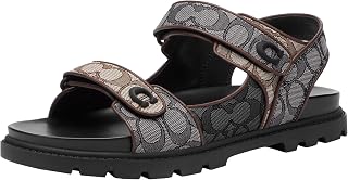 Men's Platform Sandal in Signature Jacquard, Multi, 9