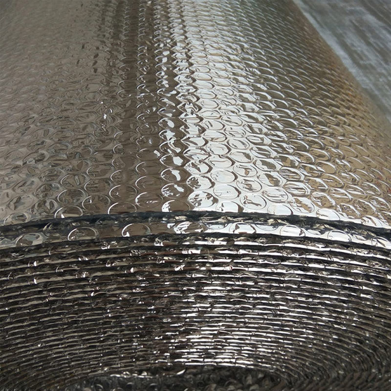 Rollo autoadhesivo reflectante de lámina aislante para radiador de burbujas para el ático y toda la casa, 1 x 4 m