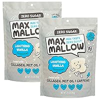Vista 11 de Max Malva malvaviscos sin azúcar, aptos para dieta cetogénica, perfectos para S'mores, chocolate caliente y hornear con aperitivos sin azúcar