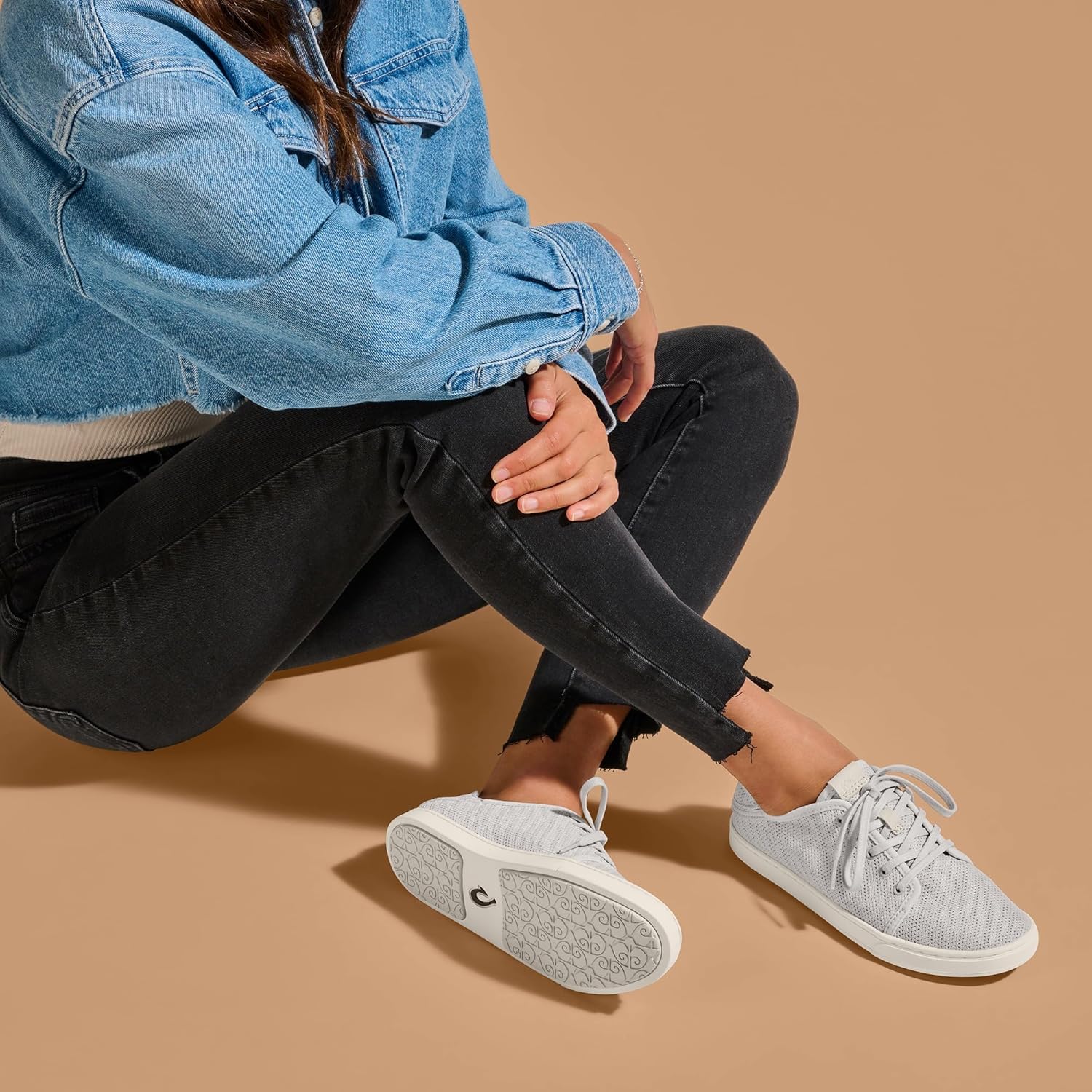 OLUKAI Pehuea Li Women's Lace-Up Sneakers, Casual Everyday Shoes with Drop-in Heel, Lightweight & Breathable Mesh Design, All-Day Comfort & Support - Image 2