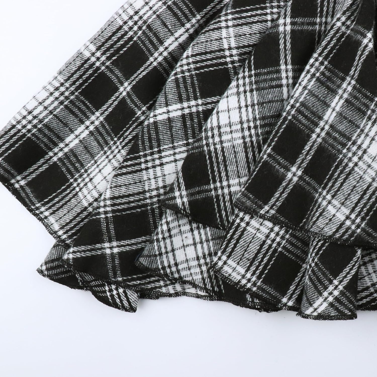 Pleated Skirts for Women Plaid Skirt Punk Goth Y2k Emo Skirt High Waisted A-line Flare Mini Skirts - Image 4