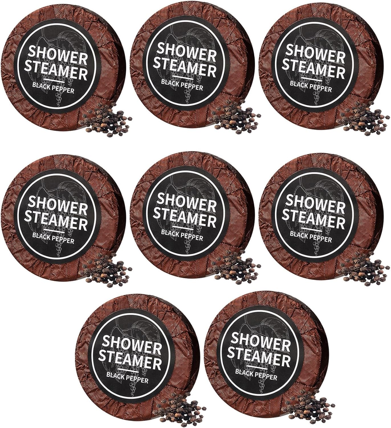 8Pcs Scent Assortment Shower Steamers – for Women – Essential Oil Aromatherapy Pods for Relaxation Lavender One Size