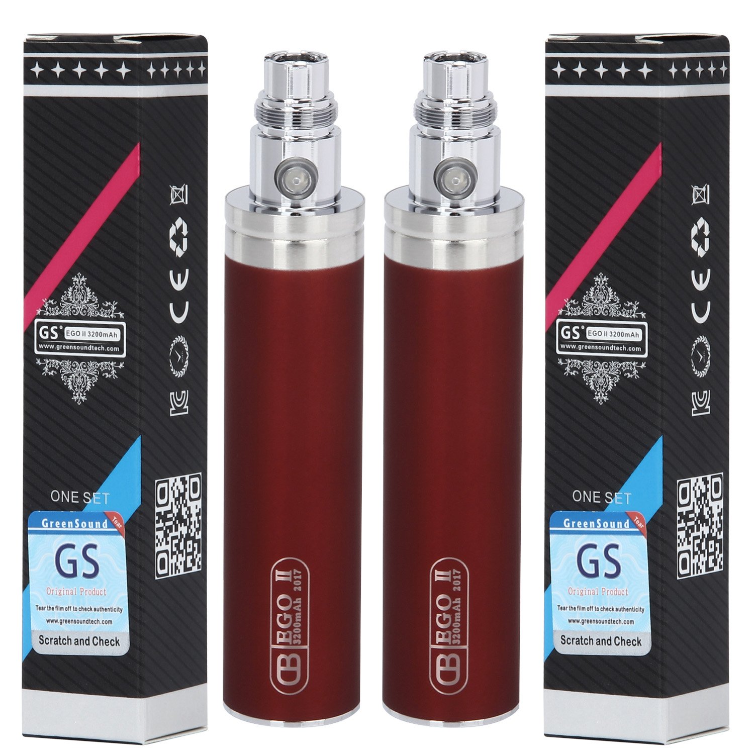 Discoball E Cigarette Batteries Gs Ego Ii Authentic 3200mah Electronic