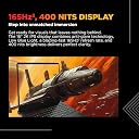HP Omen 16, Intel Core Ultra 7 255H, 8GB RTX 5050, 24GB DDR5(Upgradeable) 1TB SSD, 2K IPS 165Hz 400 nits, 3ms RT, 16''/40.6cm, Win11, Office24, Black, 2.4kg, am0240tx, Xbox Gamepas* RGB Gaming Laptop gallery image