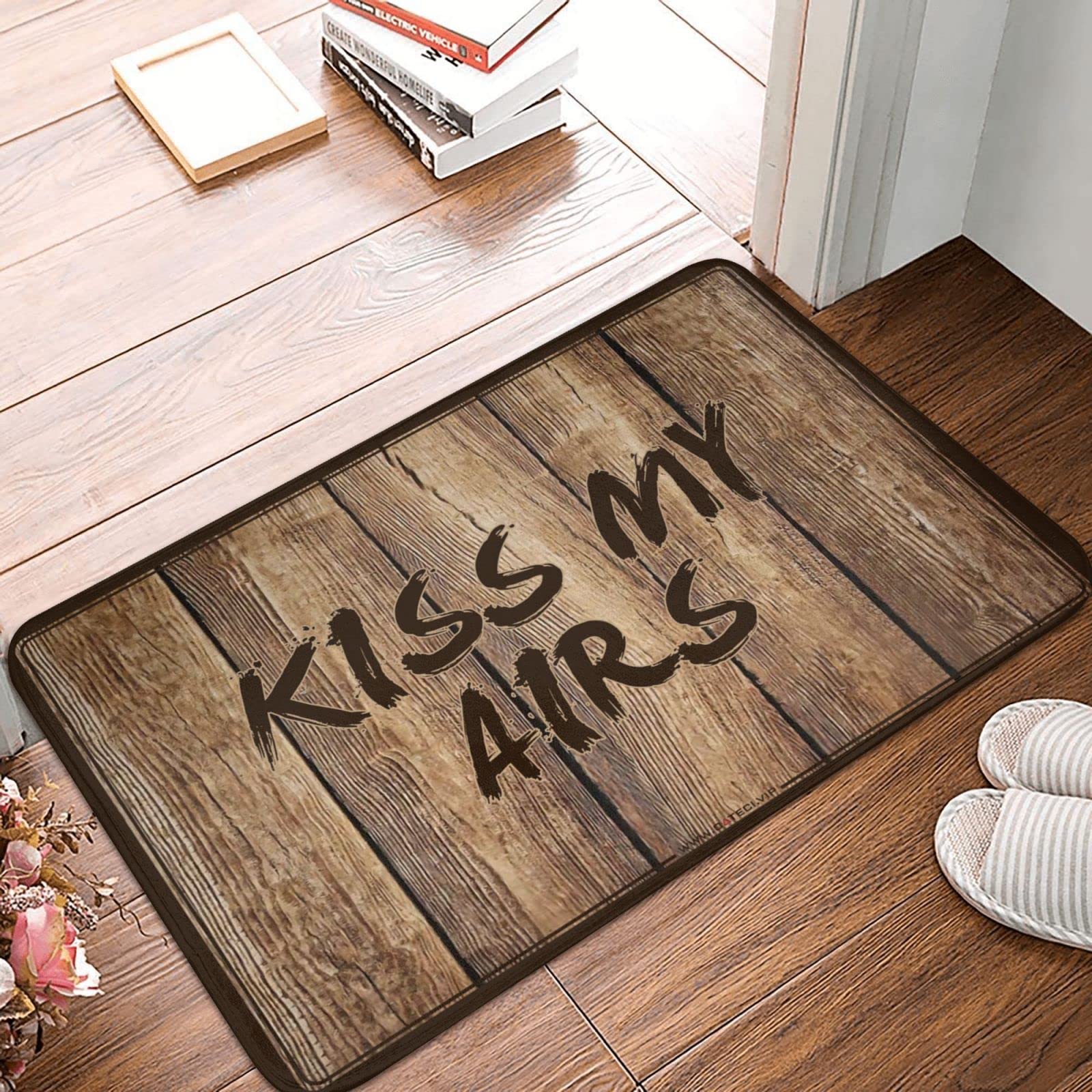 Tapis de sol d'extérieur Kiss My Airs idéal pour protéger l'entrée de maison en automne