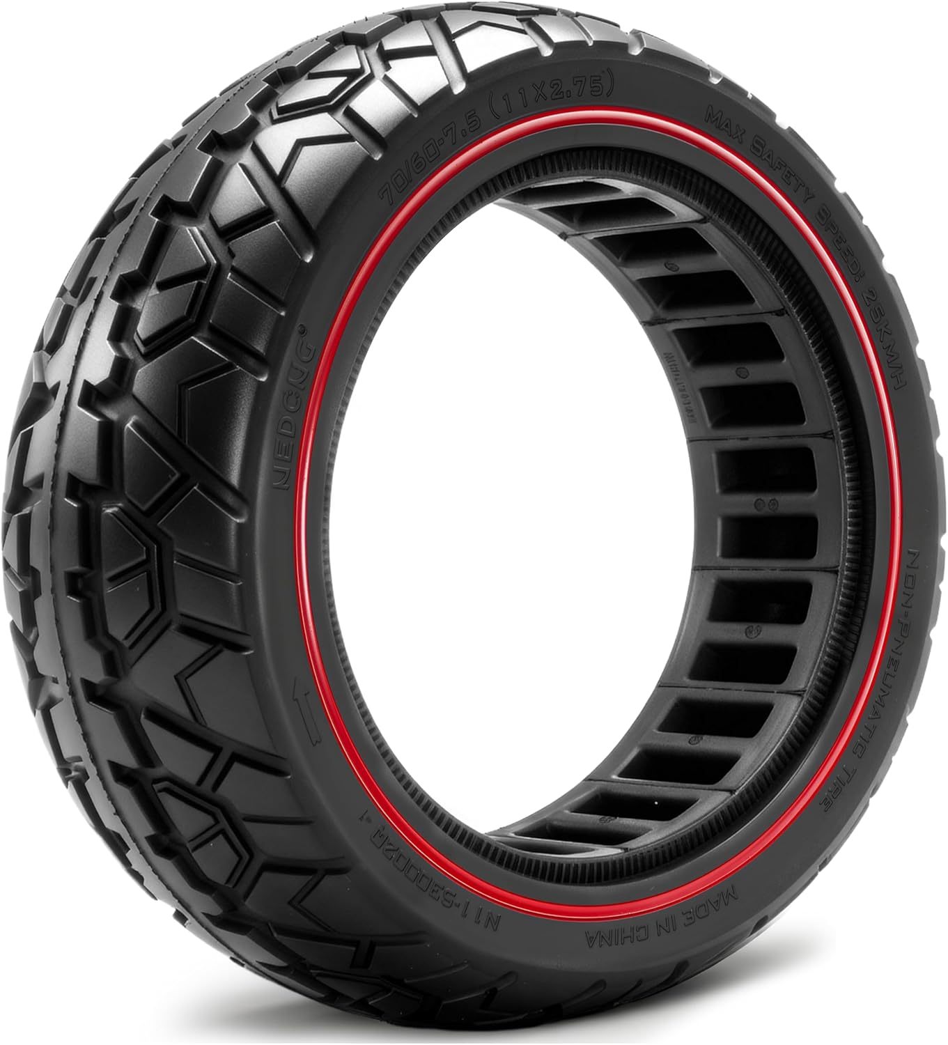 70/60-7.5 Tubeless Tire,11x2.75 Off-Road Tire for Segway MAX G3 / ZT3 / ZT3 Pro Electric Scooter,Non-Slip Replacement Wheel