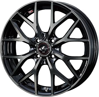 Amazon.co.jp: Weds LEONIS MX 15インチ 4H PCD100 5.5J +43 PBMC/TI