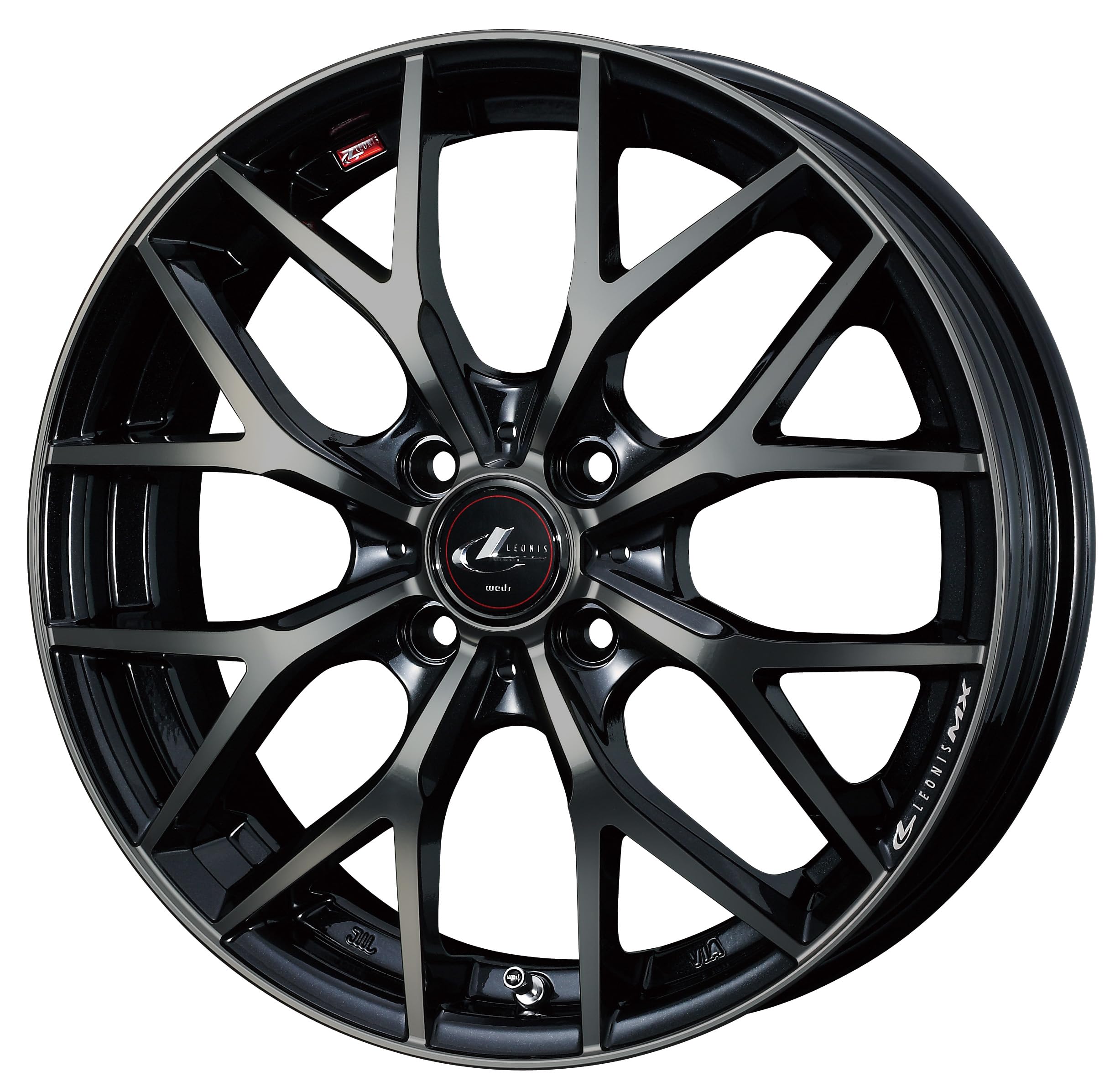 Amazon.co.jp: Weds LEONIS MX 14インチ 4H PCD100 4.5J +45
