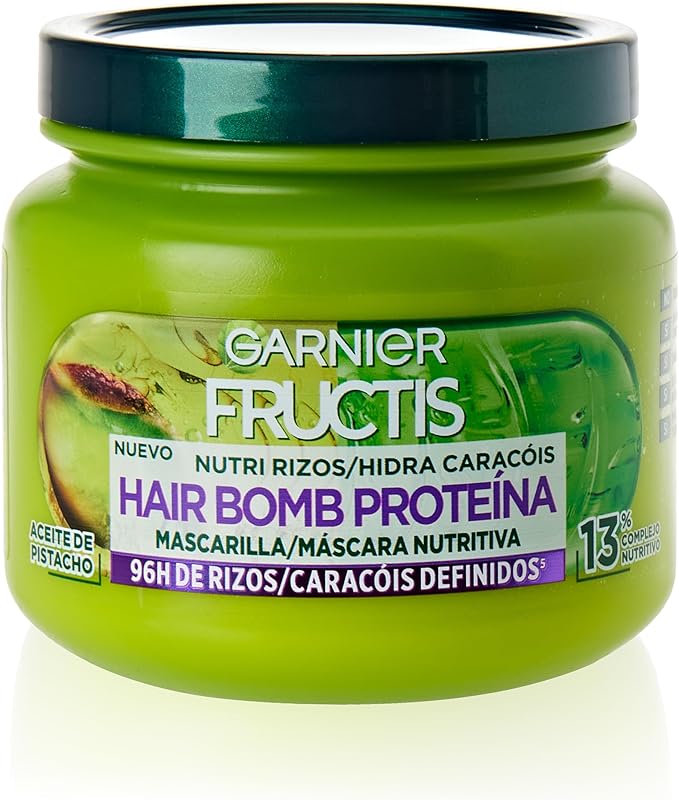Fructis Mascarilla Capilar Nutri Rizos Hair Bomb 320ml