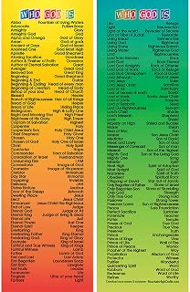 Who God Is Bookmark, 270 Names of God - Set of 10 Bookmarks