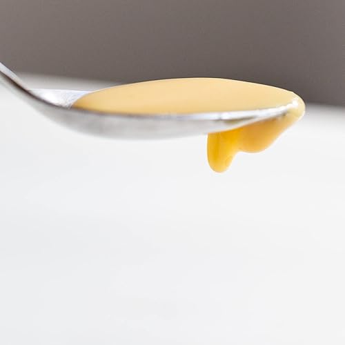 Miniatura 4 de Miel de flores silvestres cruda y sin filtrar de cisne, cremosa, sedosa, gourmet, incluye cera de abejas, polen, enzimas, tarro de vidrio de 16