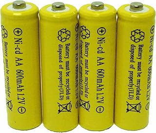 4 PC Ni-Cd Rechargeable Battery batteries