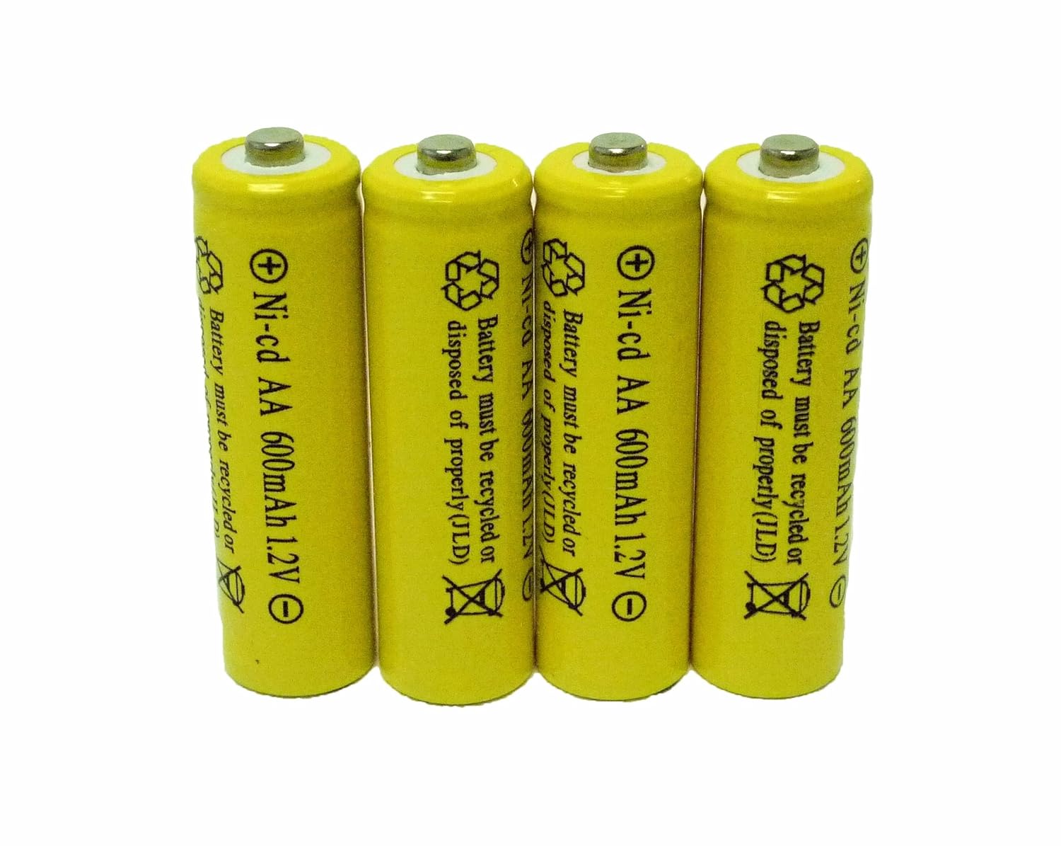 4 PC Ni-Cd Rechargeable Battery batteries