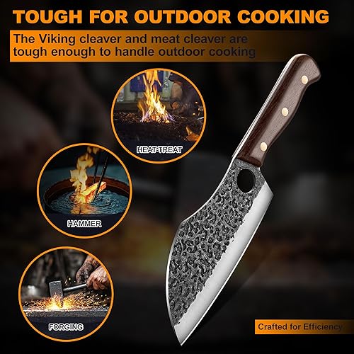 Miniatura 3 de KINGOD Cuchillo de chef de cocina de damasco japonés VG10 de acero inoxidable de alto carbono, afilado, multiusos, mango de madera, elegante caja de